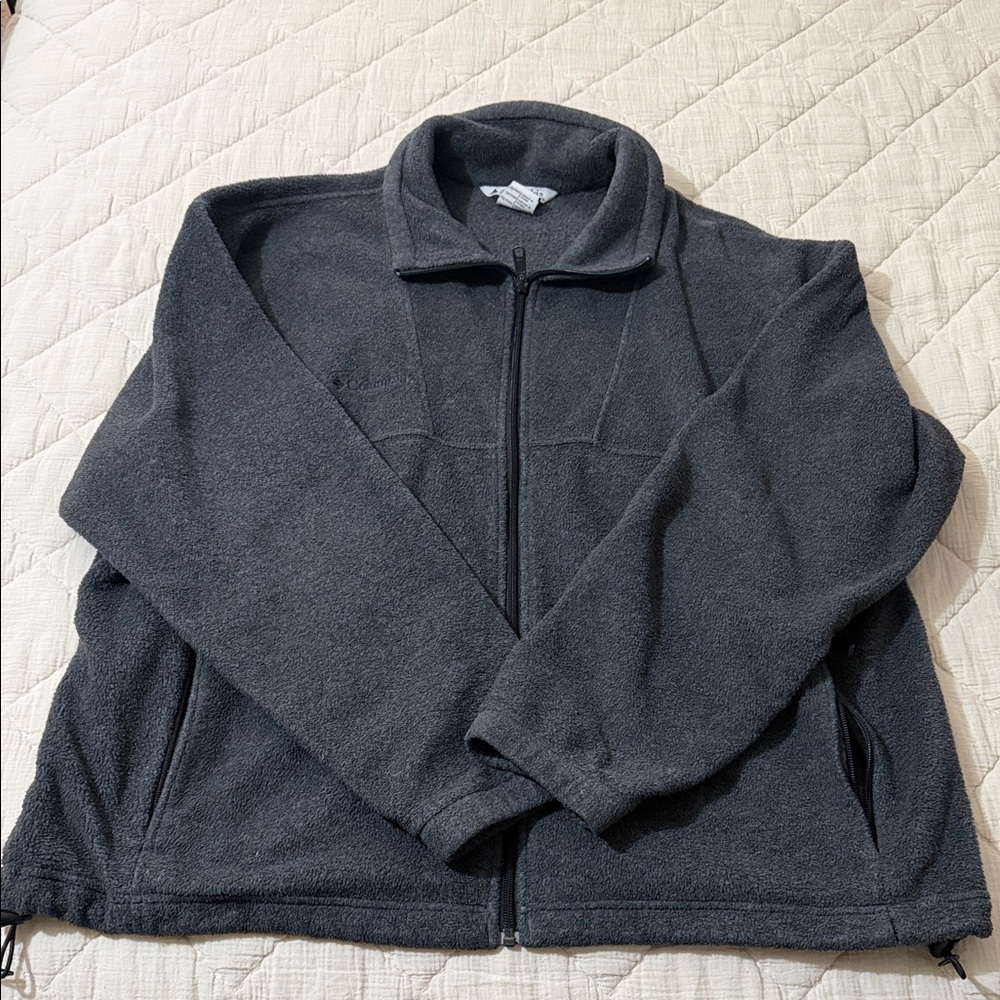 Columbia Men's Dark Gray Zip-Up Sweater